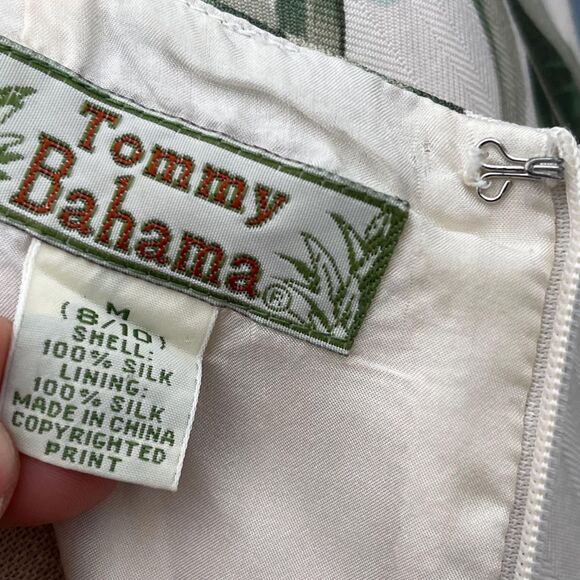 Vintage Silk Tank Top Shell by Tommy Bahama Medium Tropical Vacation - Picture 8 of 10